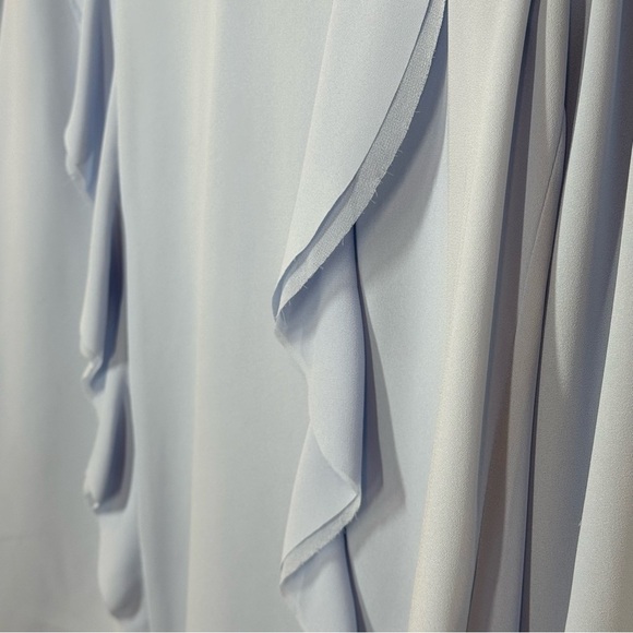 Banana Republic V-Neck Ruffle Blouse with Balloon Long Sleeve Medium - Picture 5 of 7